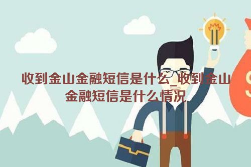 收到金山金融短信是什么_收到金山金融短信是什么情况