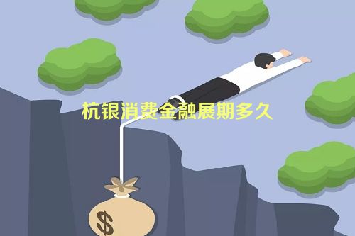 杭银消费金融展期多久