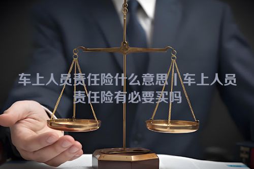 车上人员责任险什么意思丨车上人员责任险有必要买吗