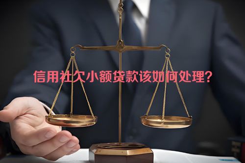 信用社欠小额贷款该如何处理？