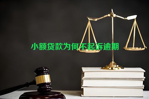 小额贷款为何不起诉逾期