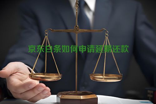 京东白条如何申请延期还款