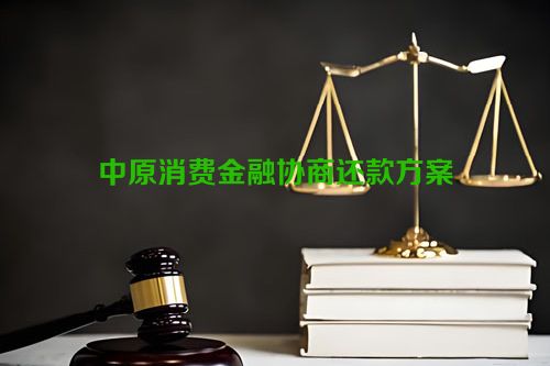 中原消费金融协商还款方案