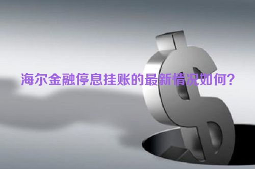 海尔金融停息挂账的最新情况如何？