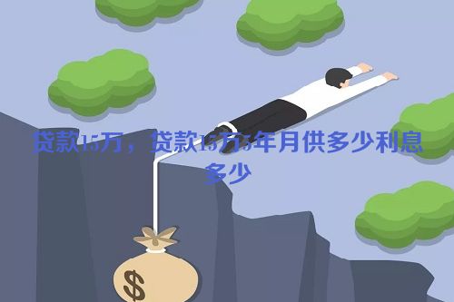 贷款15万，贷款15万5年月供多少利息多少