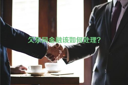 欠东风金融该如何处理？