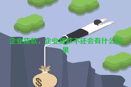 企业贷款，企业贷款不还会有什么后果