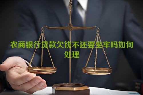 农商银行贷款欠钱不还要坐牢吗如何处理