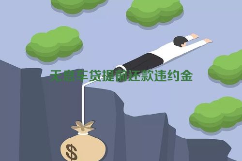 无息车贷提前还款违约金