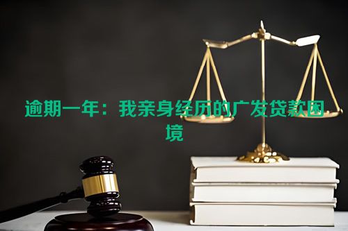 逾期一年：我亲身经历的广发贷款困境