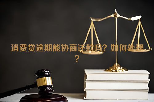 消费贷逾期能协商还款吗？如何处理？