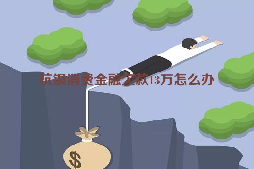 杭银消费金融欠款13万怎么办