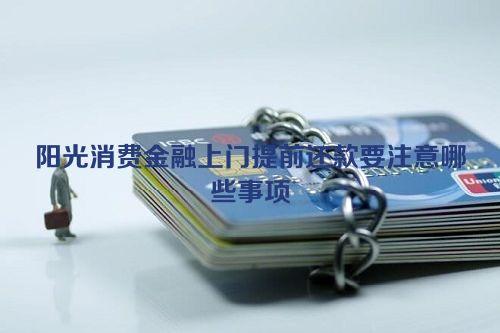 阳光消费金融上门提前还款要注意哪些事项