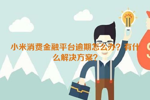 小米消费金融平台逾期怎么办？有什么解决方案？