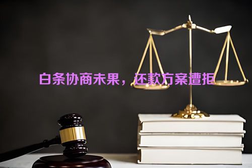 白条协商未果，还款方案遭拒