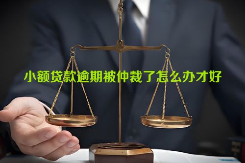 小额贷款逾期被仲裁了怎么办才好