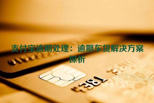 支付宝逾期处理：逾期车贷解决方案探析