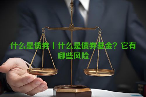 什么是债券丨什么是债券基金？它有哪些风险