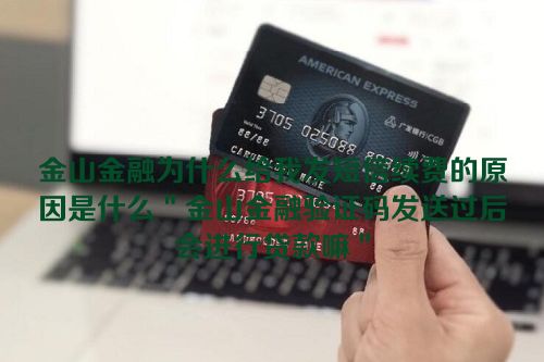 金山金融为什么给我发短信续费的原因是什么＂金山金融验证码发送过后会进行贷款嘛＂