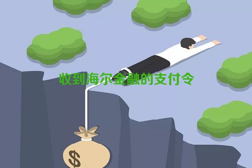 收到海尔金融的支付令