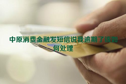 中原消费金融发短信说我逾期了该如何处理