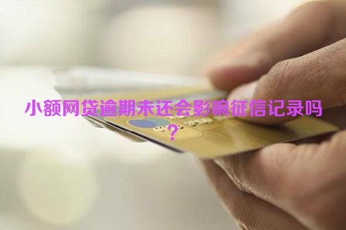 小额网贷逾期未还会影响征信记录吗？