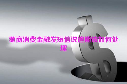 蒙商消费金融发短信说逾期该如何处理