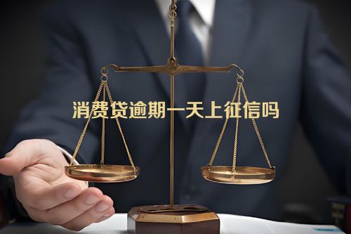 消费贷逾期一天上征信吗