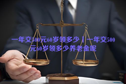 一年交500元60岁领多少丨一年交500元60岁领多少养老金呢