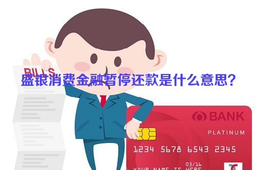 盛银消费金融暂停还款是什么意思？