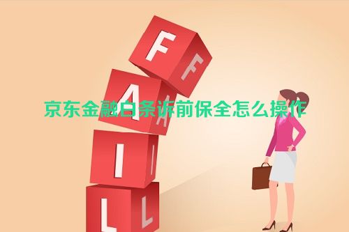 京东金融白条诉前保全怎么操作