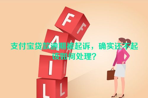 支付宝贷款逾期被起诉，确实还不起该如何处理？