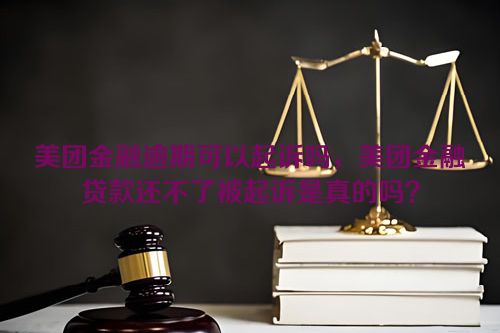 美团金融逾期可以起诉吗，美团金融贷款还不了被起诉是真的吗？