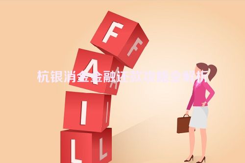 杭银消金金融还款攻略全解析