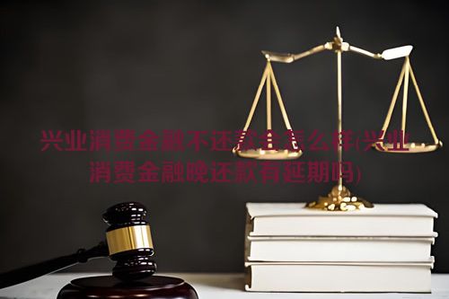 兴业消费金融不还款会怎么样(兴业消费金融晚还款有延期吗)